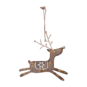 Závesná vianočná dekorácia na stromček Ego Dekor Reindeer, výška 15 cm