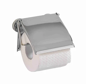 WENKO držák toaletního papíru BEZ VRTÁNÍ PowerLoc COVER nerez 12x14x4 cm