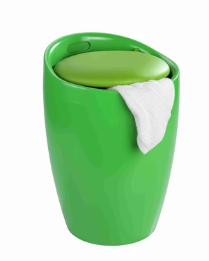 WENKO Koupelnová stolička CANDY zelená 36x50,5 cm