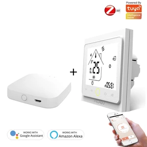 Moeshouse ZB Smart Thermostat Temperature Controller Hub Required Water/Electric floor Heating Water/Gas Boiler with Ale