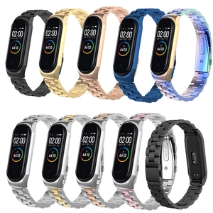 Bakeey Anti-lost Design Chain Bracelet Replacement Watch Band for Xiaomi Mi Band 4&3 Smart WatchNon-original