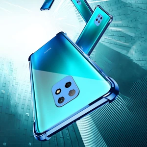 Bakeey for Xiaomi Redmi Note 9S / Redmi Note 9 Pro Case 2 in 1 Plating with Airbag Lens Protector Ultra-Thin Anti-Finger