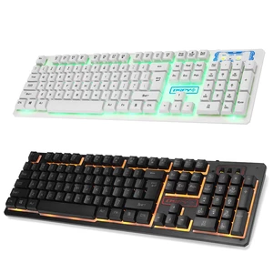 3-In-1 USB Wired Keyboard 1600DPI Mouse Colorful Headset Set Gaming Backlight Mechanical Keyboard Waterproof for Desktop