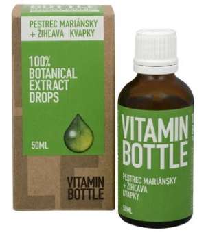 Ostropestřec mariánský s kopřivou - Vitamin Bottle, 50 ml,Ostropestřec mariánský s kopřivou - Vitamin Bottle, 50 ml