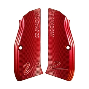 Střenky pro pistole CZ Shadow 2, dlouhé CZUB® – Červená (Barva: Červená)