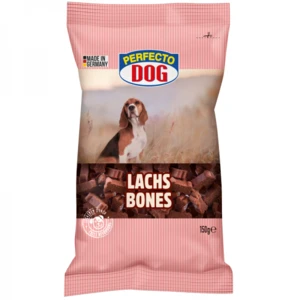 Perfecto Dog Lososové Kostičky 150g