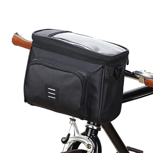 5L Handlebar Bag Bicycle Bags Frame Pannier Bag Waterproof Scratch Resistant Multifunction Portable Shoulder Bag Insulat