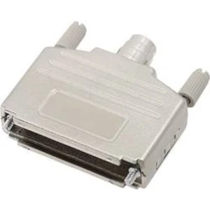 D-SUB pouzdro encitech DPPK-M-25-K 6260-0105-03, pólů 25, plast, pokovený, 180 °, stříbrná, 1 ks