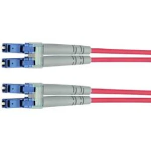 Optické vlákno kabel Telegärtner L00875A0000 [1x zástrčka LC - 1x zástrčka LC], 10.00 m, oranžová