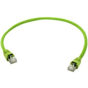 Síťový kabel RJ45 Telegärtner L00001A0139, CAT 6A, S/FTP, 2.00 m, zelená