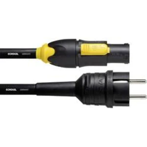 Napájecí kabel Cordial CFCA 5 S-TRUE 1 CFCA 5 S-TRUE 1 [1x zástrčka s ochranným kontaktem - 1x zástrčka PowerCon], 5.00 m, černá