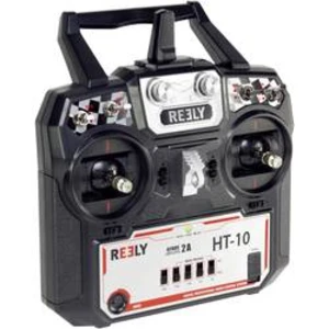 Ruční dálkové ovládání Reely HT-10, 2,4 GHz, Kanálů 10, vč. přijímače