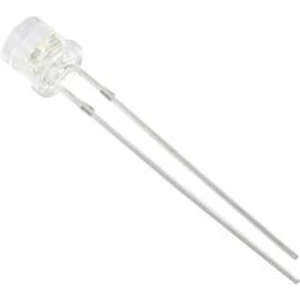 LED s vývody TRU COMPONENTS, 5 mm, 90 °, 20 mA, 2300 mcd, bílá
