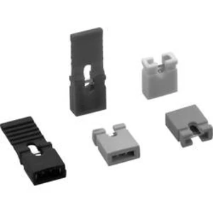 Zkratovací můstek TRU COMPONENTS TC-03305-201-20-00, Rastr (rozteč): 2.54 mm, počet pólů 2, červená, 1 ks