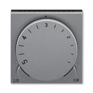 ABB Levit termostat otočný 3292H-A10101 69 ocelová/kouřová černá