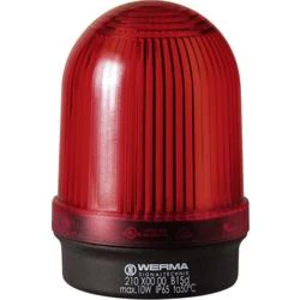 Trvalé světlo Werma, 210.100.00, 12 - 240 V/AC/DC, IP65, červená