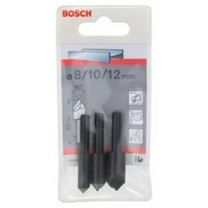 Sada záhlubníků 3dílná HSS Bosch Accessories 2608596667, válcová stopka, 8 mm, 10 mm, 12 mm, 1 sada