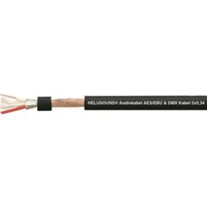 Audio kabel Helukabel 400032, 2 x 0.34 mm², černá, metrové zboží