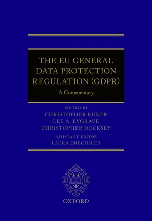 The EU General Data Protection Regulation (GDPR)