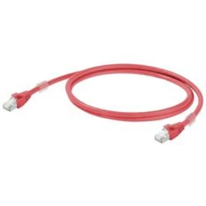 Síťový kabel RJ45 Weidmüller 1166030100, CAT 6A, S/FTP, 10.00 m, červená