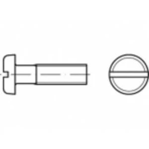 Šrouby s plochou hlavou TOOLCRAFT TO-5360661, N/A, M2, 12 mm, nerezová ocel, 1000 ks