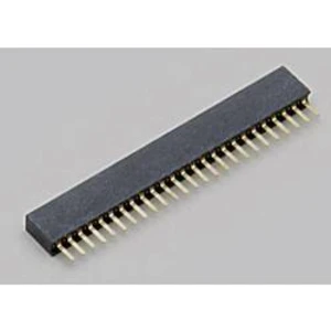 Zásuvková lišta BKL Electronic 10120644, řádky 1, kontakty na řádek 6, 1 ks