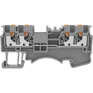 Průchodková svorka pružinové připojení Degson DS1.5-QU-01P-11-00A(H), šedá, 1 ks