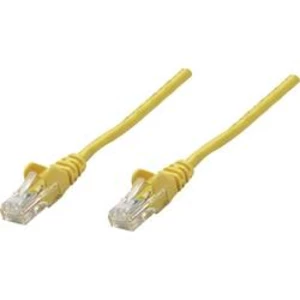 Síťový kabel RJ45 Intellinet 319744, CAT 5e, U/UTP, 2.00 m, žlutá