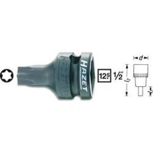 Silový nástrčný klíč Hazet TORX, 1/2", chrom-vanadová speciální ocel 995S-T40