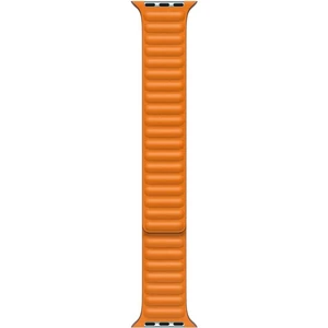 Remienok Apple Watch 40mm nechtíkovo oranžový kožený ťah – S/M (MY9D2ZM/A) 40mm měsíčkově oranžový kožený tah   Kožený tah je dělaný z kůže Roux Grana