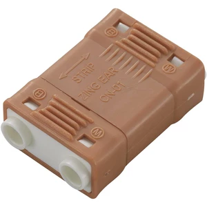 TRU COMPONENTS 742018  nízkonapäťový konektor na kábel s rozmerom: -  tuhosť: 0.824-3.307 mm² Pólov: 2 1 ks oranžová