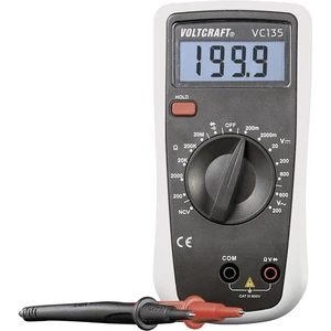 digitálne/y ručný multimeter VOLTCRAFT VC135, Kalibrované podľa (ISO)