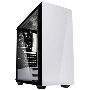 Kolink STRONGHOLD WHITE midi tower PC skrinka biela, čierna 2 predinštalované ventilátory, bočné okno, prachový filter