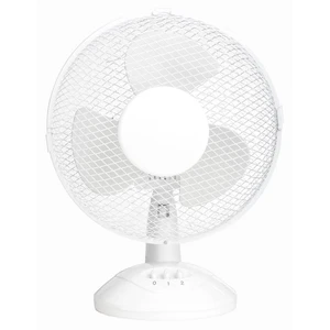 Basetech  stolný ventilátor 30 W (Ø x v) 270 mm x 460 mm biela