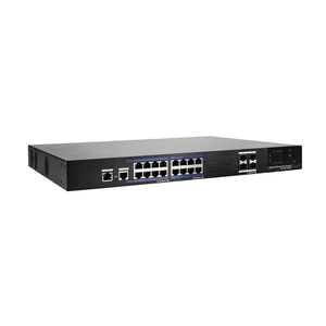 ABUS  19" sieťový switch 16 portů  funkcia PoE