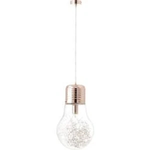 Závěsné světlo Brilliant Bulb 93429/29, E27, 60 W, měděná, transparentní