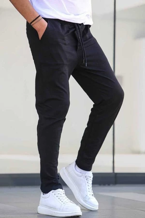 Madmext Navy Blue Basic Men's Sweatpants 5474