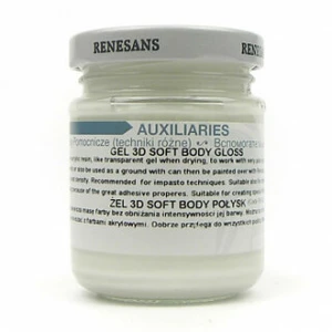 Strukturovací 3D gel lesklý – soft body 110ml