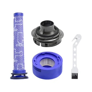 Rear Engine Cover + Filter + Pre-Filter Set Replacement for V7 V8 Vacuum Cleaner Vacuum Cleaner Accessories