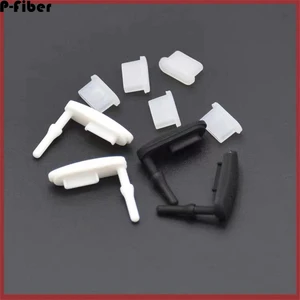 100pcs USB type-C dust plug data charging port silicone protective cover mobile phone computer notebook universal