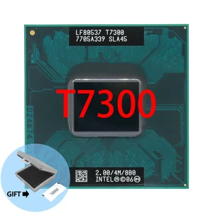 Intel CPU laptop Core 2 Duo T7300 CPU 4M Socket 479 Cache/2.0GHz/800/Dual-Core
