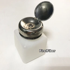 Small Useful Isopropyl Alcohol Automatic Dispensing Bottle Plastic, fiber cleaning Alcohol 100 200ML 250ML Options Empty bottle