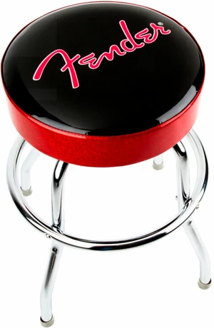 Fender Red Sparkle Logo 24" Barová stolička