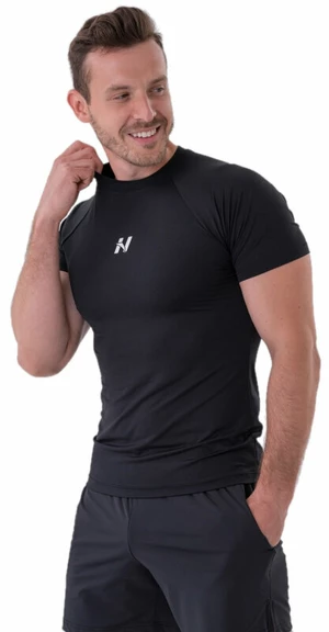 Nebbia Functional Slim-fit T-shirt Black XL T-shirt de fitness