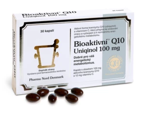 Bioaktivní Q10 Uniqinol 100 mg 30 kapslí