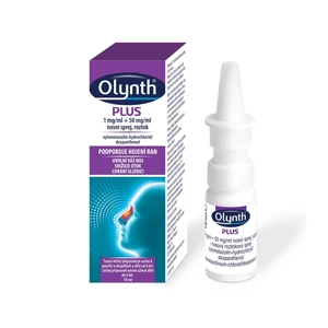 OLYNTH® Plus 1 mg/ml + 50 mg/ml nosní sprej, roztok pro dospělé a děti od 6 let