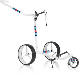 Jucad Carbon 3-Wheel White Manuální golfové vozíky