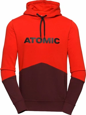 Atomic RS Hoodie Red/Maroon XL Sudadera Camiseta de esquí / Sudadera con capucha