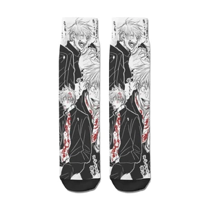 Jujutsu Kaisen Satoru Gojo Straight Socks Male Mens Women Spring Stockings Polyester Hip Hop