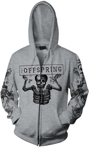 The Offspring Mikina Skeletons Grey S
